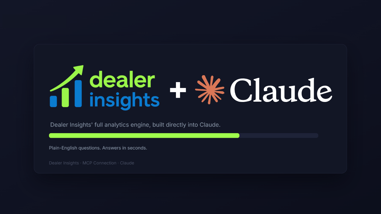 Dealer Insights: Now accessible in Claude